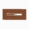 13.56 MHz. Etiqueta rectangular Pasiva